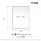 Floortex Glaciermat Heavy Duty Glass Chair Mat for Hard Floors & Carpets - 36" x 42" FC123642EG - alternate 9